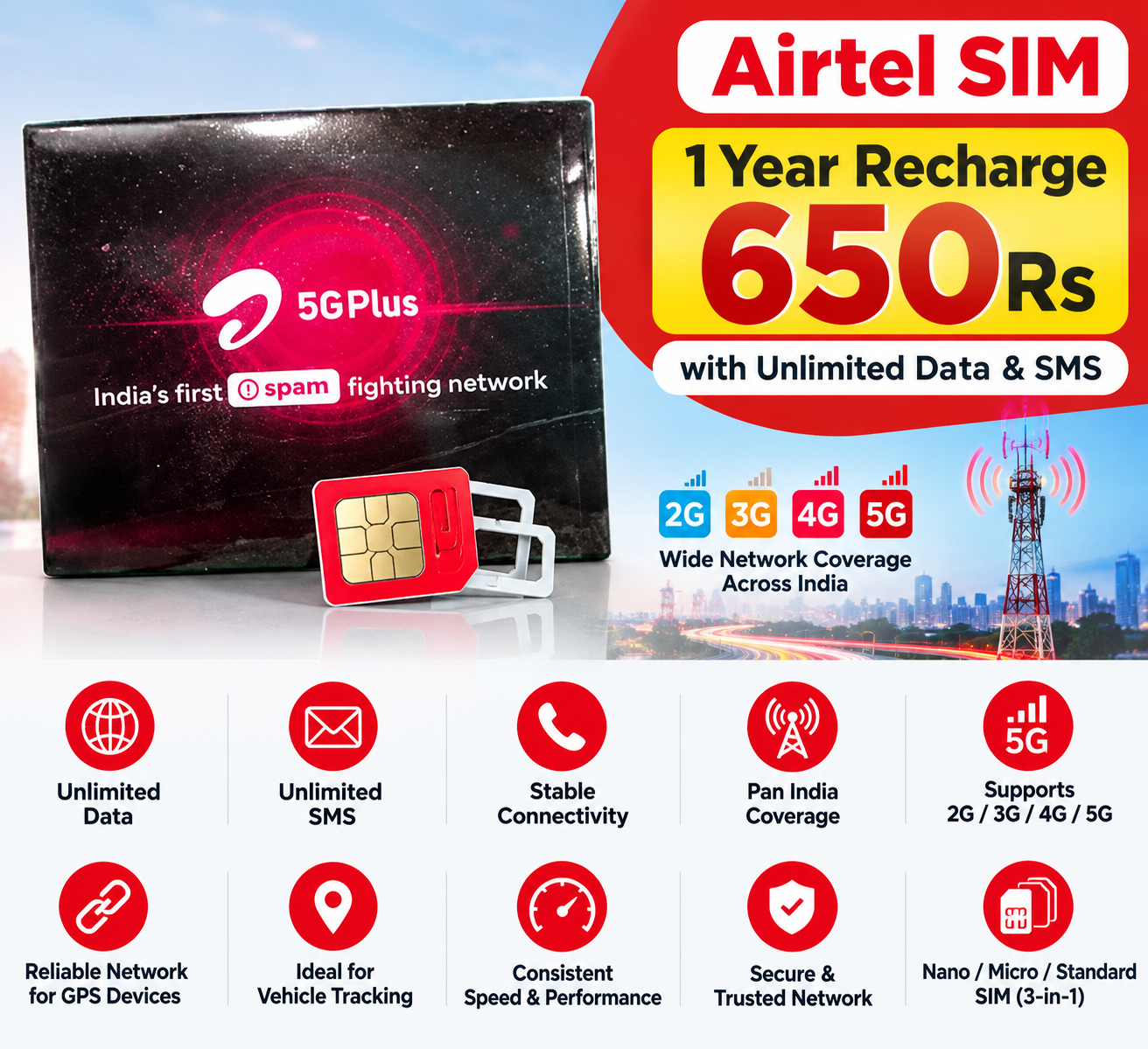 Airtel Sim (SeTrack) - Image 2